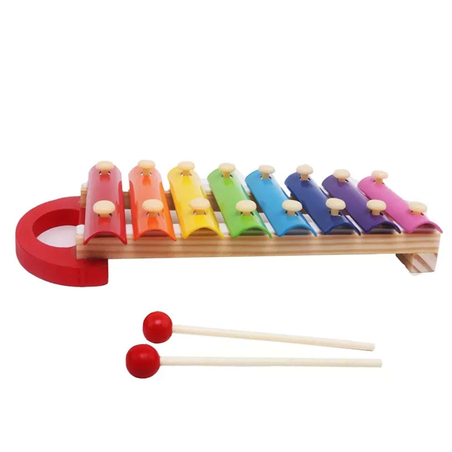Ксилофон Mapacha музыкальный инструмент развивающая игрушка для малышей. Звуки музыки - фото 5