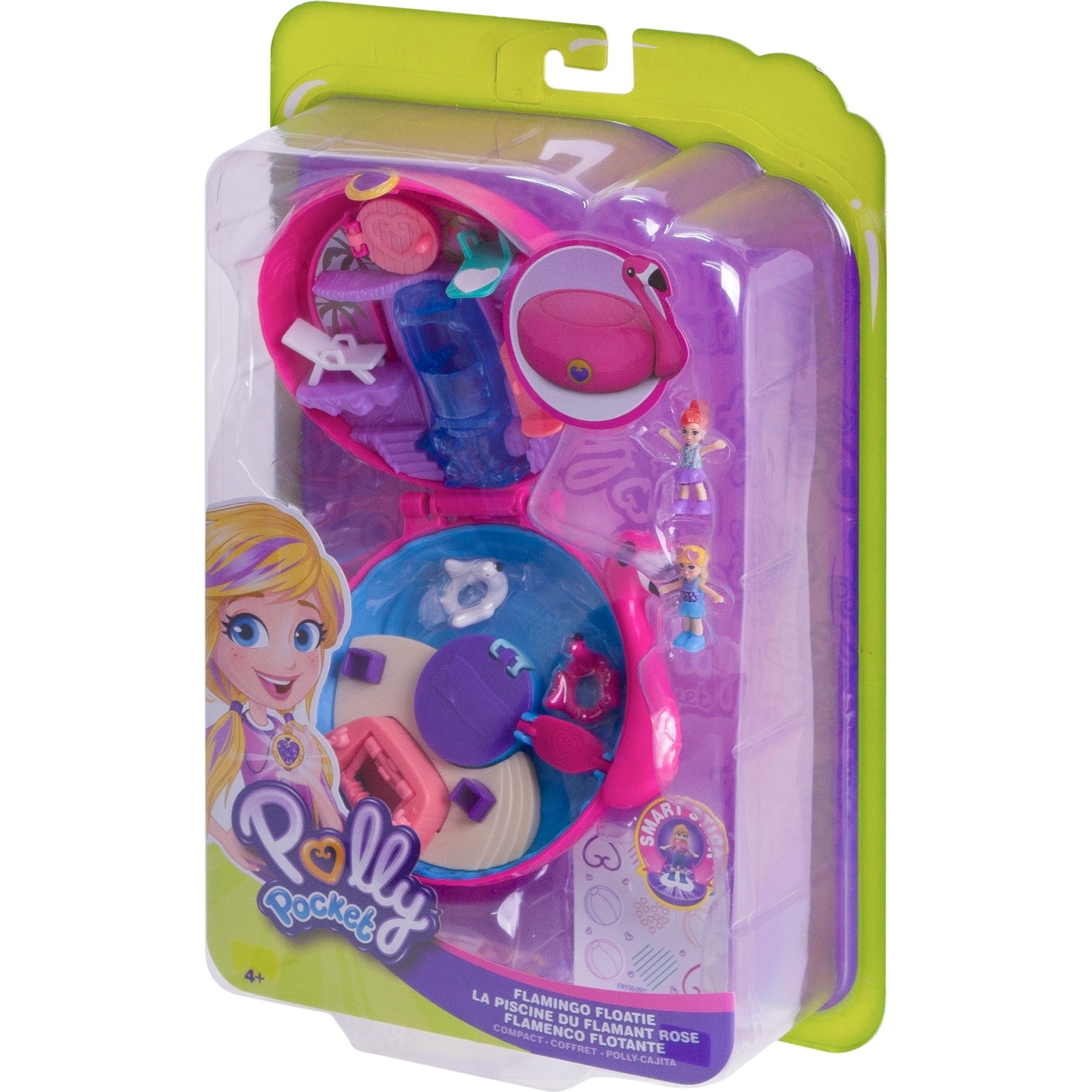 Набор игровой POLLY POCKET Аквапарк Фламинго компактный FRY38 купить по  цене 39 ₽ в интернет-магазине Детский мир