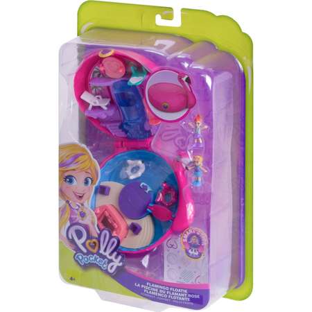 Набор игровой POLLY POCKET Аквапарк Фламинго компактный FRY38