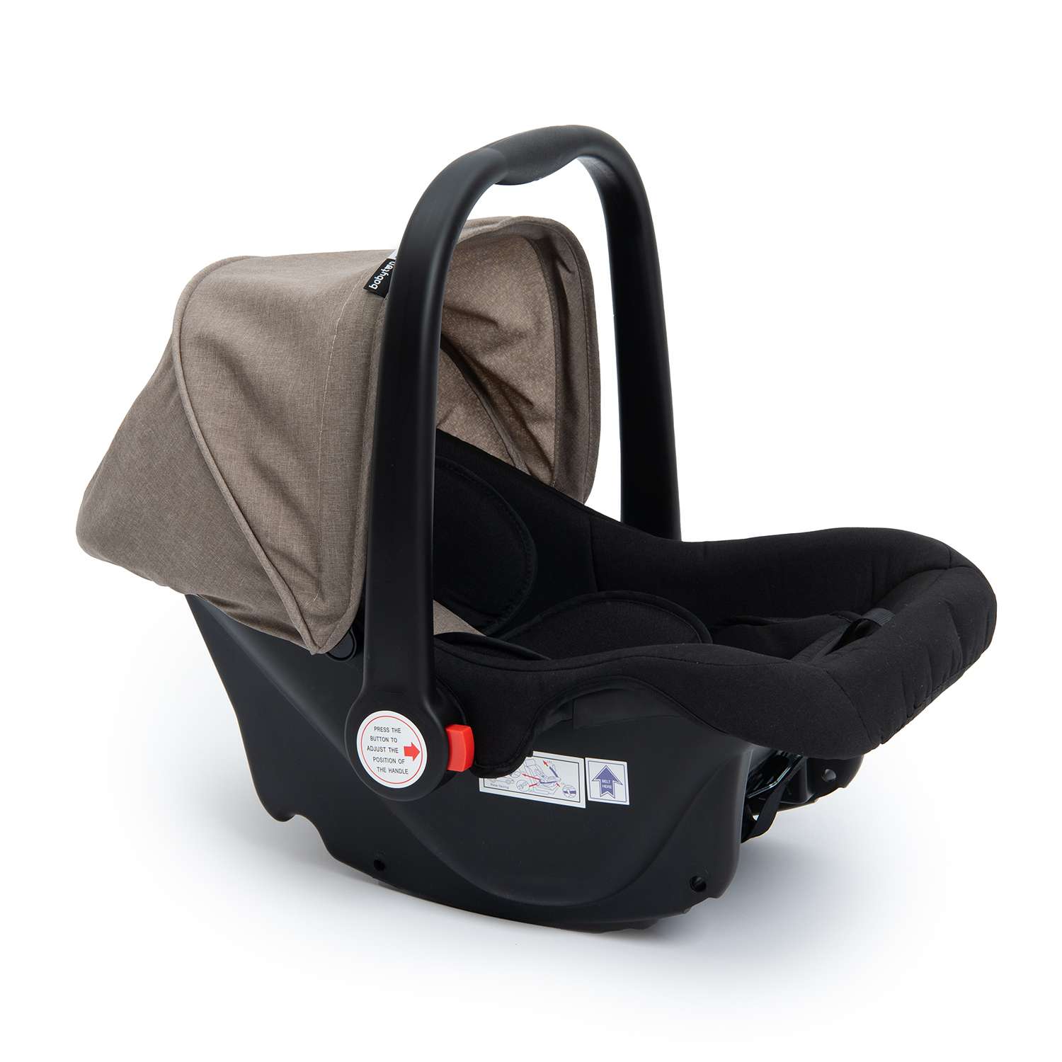 Коляска 3в1 Babyton Flexi Ride Black-Beige - фото 32