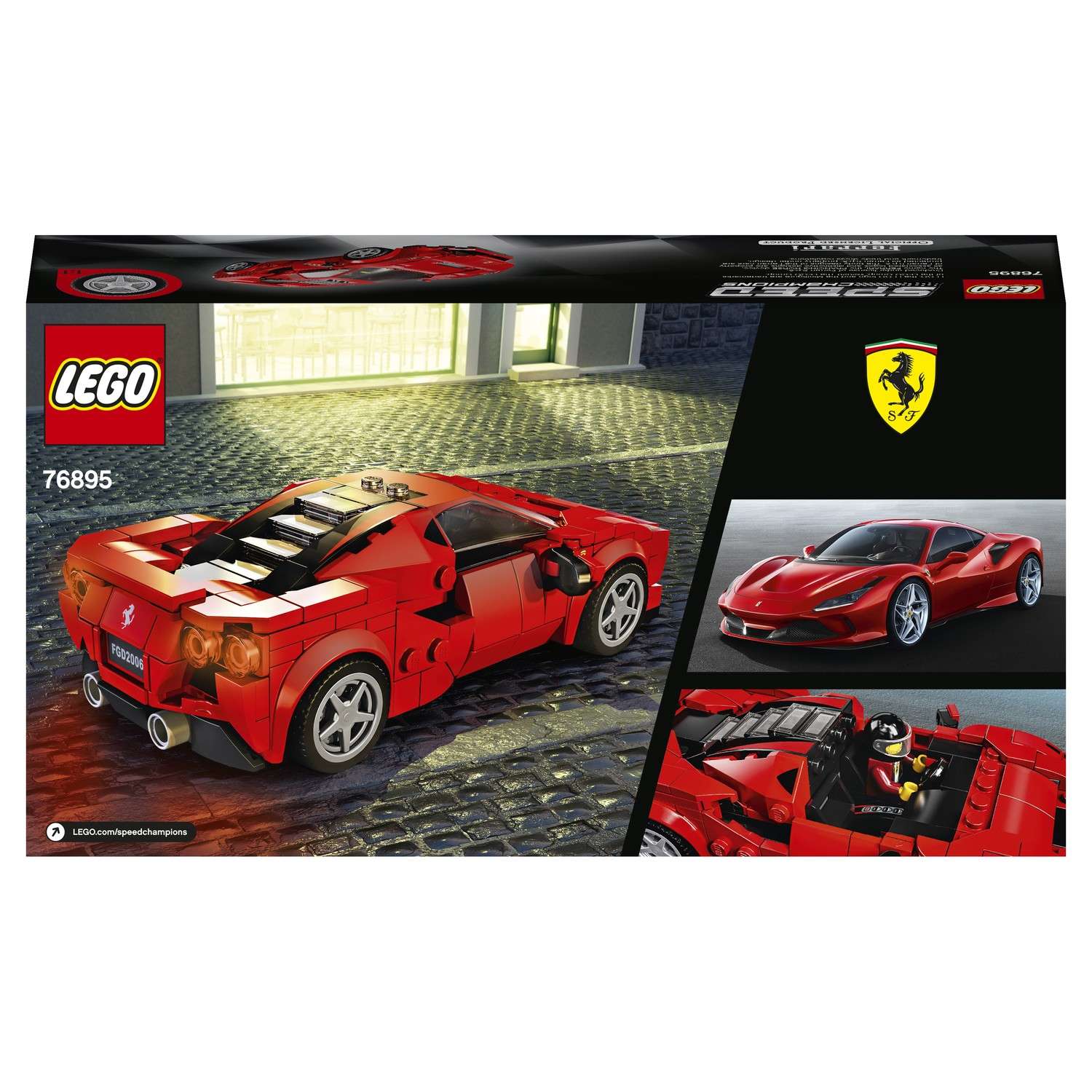 Конструктор LEGO Speed Champions Ferrari F8 Tributo 76895 - фото 3