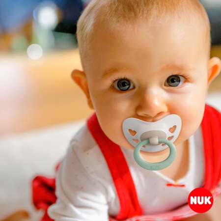 Соска пустышка ортодонтическая силикон Nuk NUK SIGNATURE