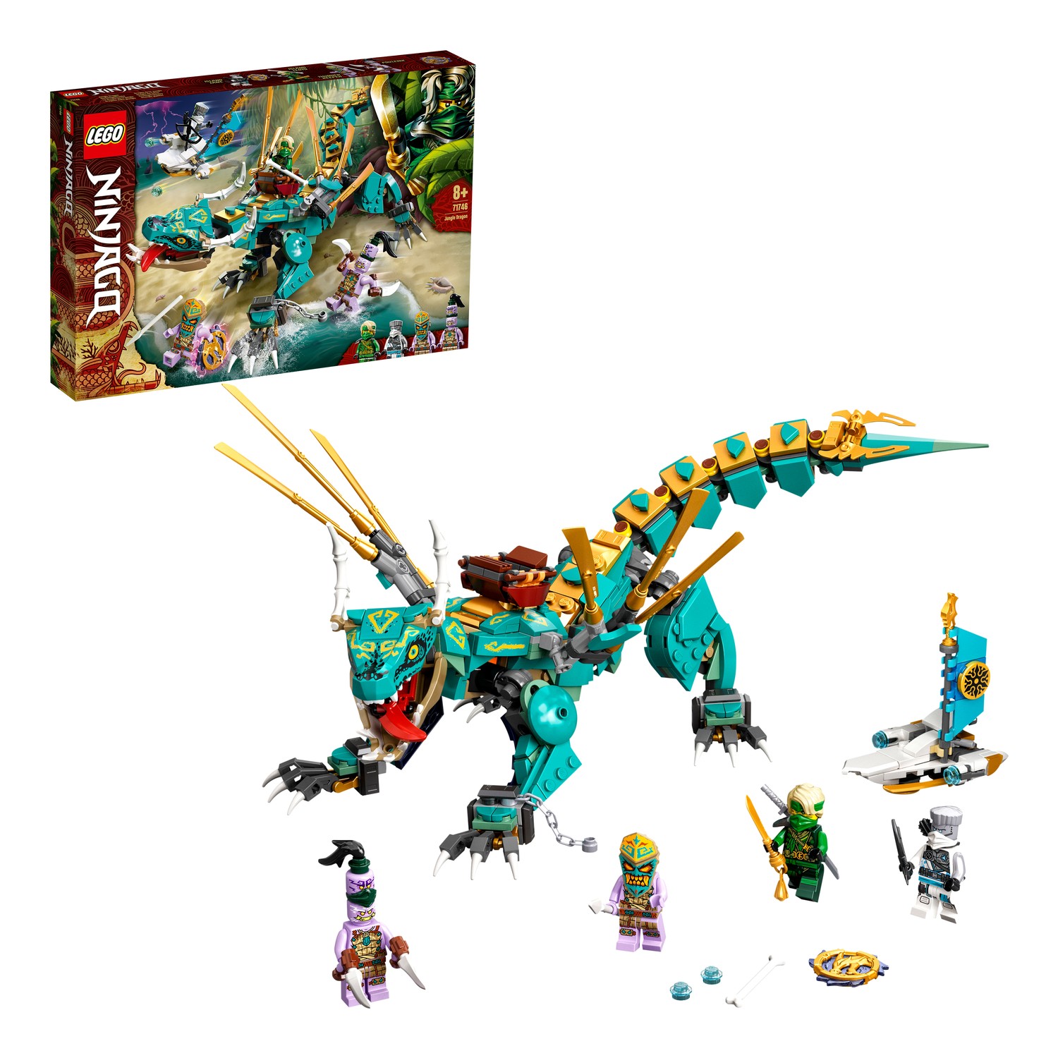 Конструктор LEGO Ninjago Дракон из джунглей 71746 - фото 1