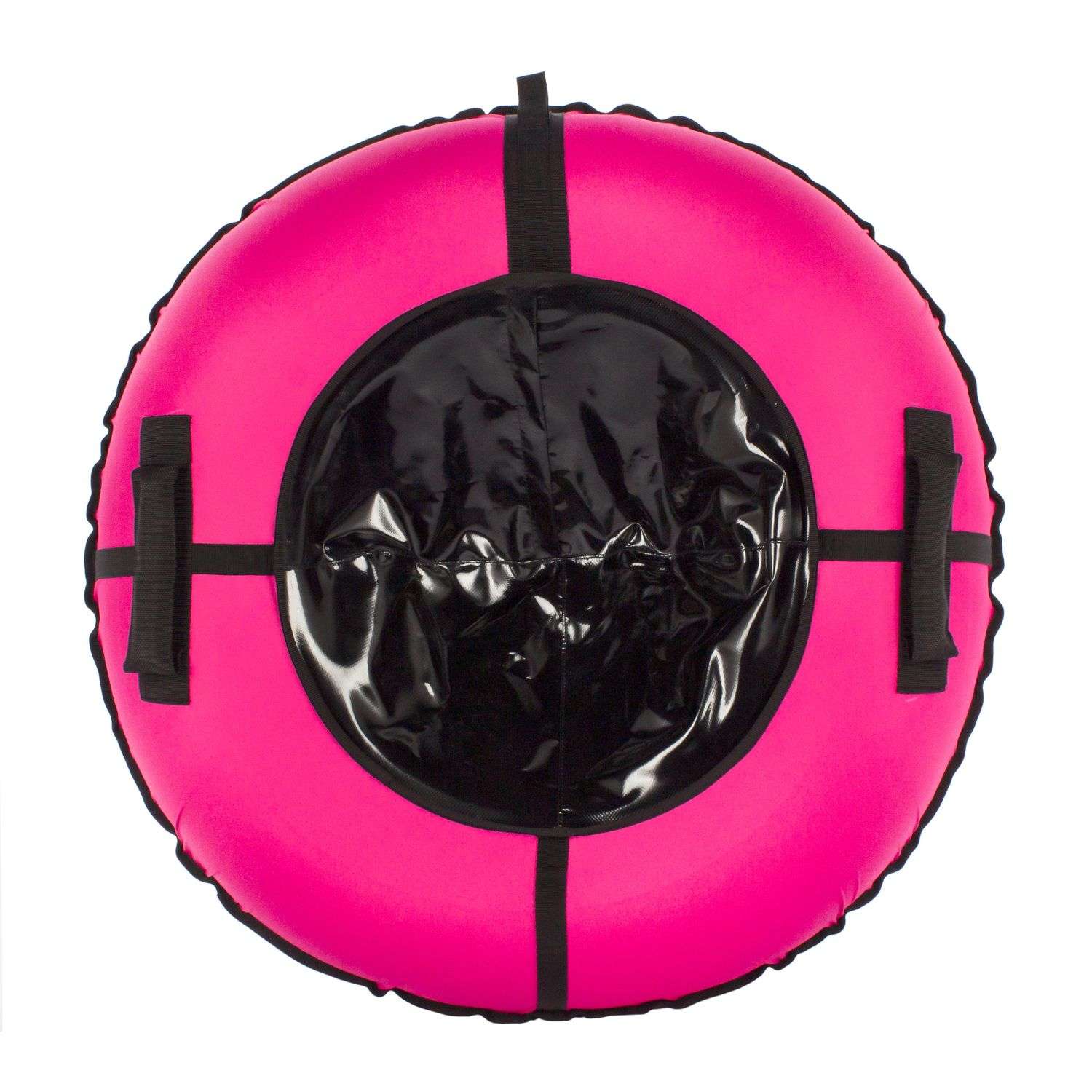 Тюбинг-ватрушка PINK 90 см Snowstorm розовый с черным - фото 2
