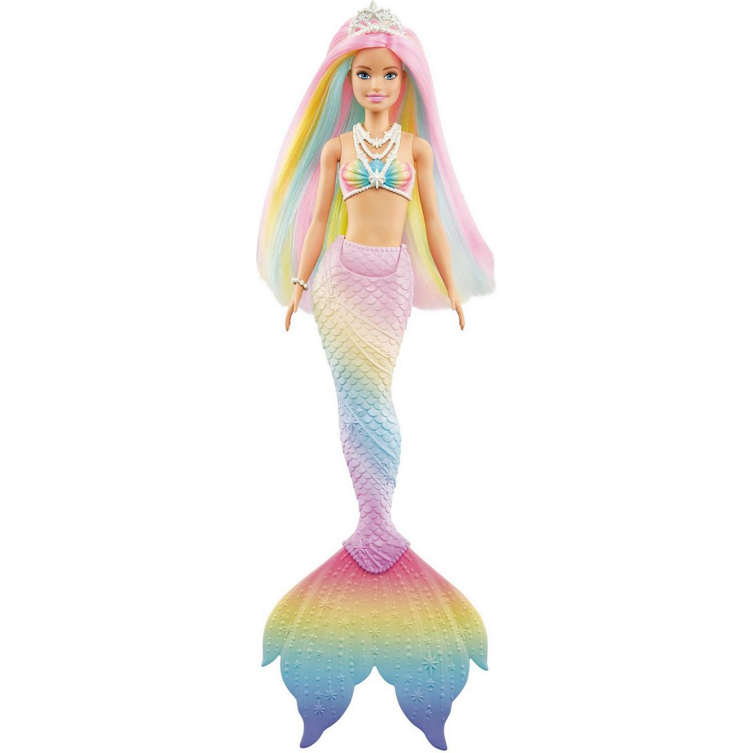 Кукла Barbie Русалочка с разноцветными волосами GTF89 GTF89 - фото 3