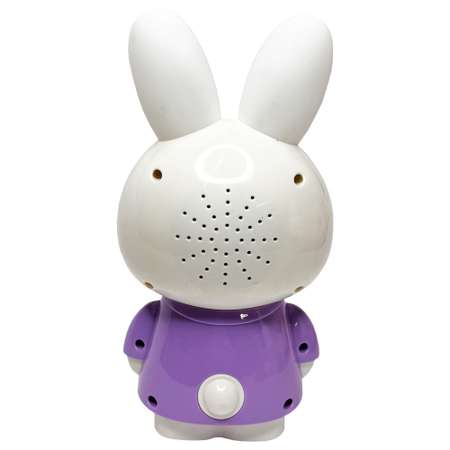 Зайка ночник BalaToys Интерактивная игрушка Фиолетовая