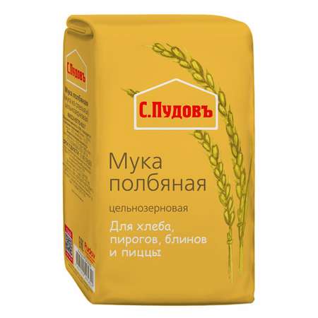 Мука С. Пудовъ Полбяная 450 г