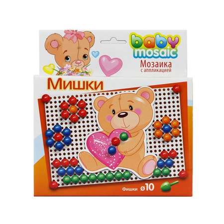 Мозаика с аппликацией Toys Union Мишки