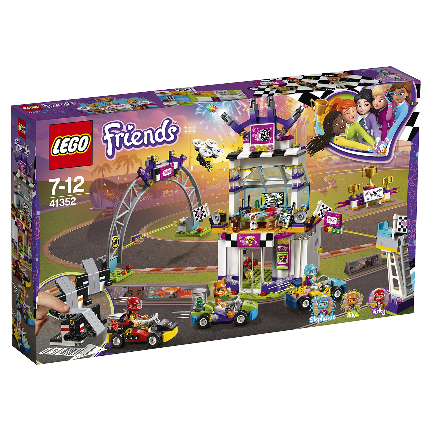 Конструктор LEGO Friends Большая гонка 41352 - фото 2