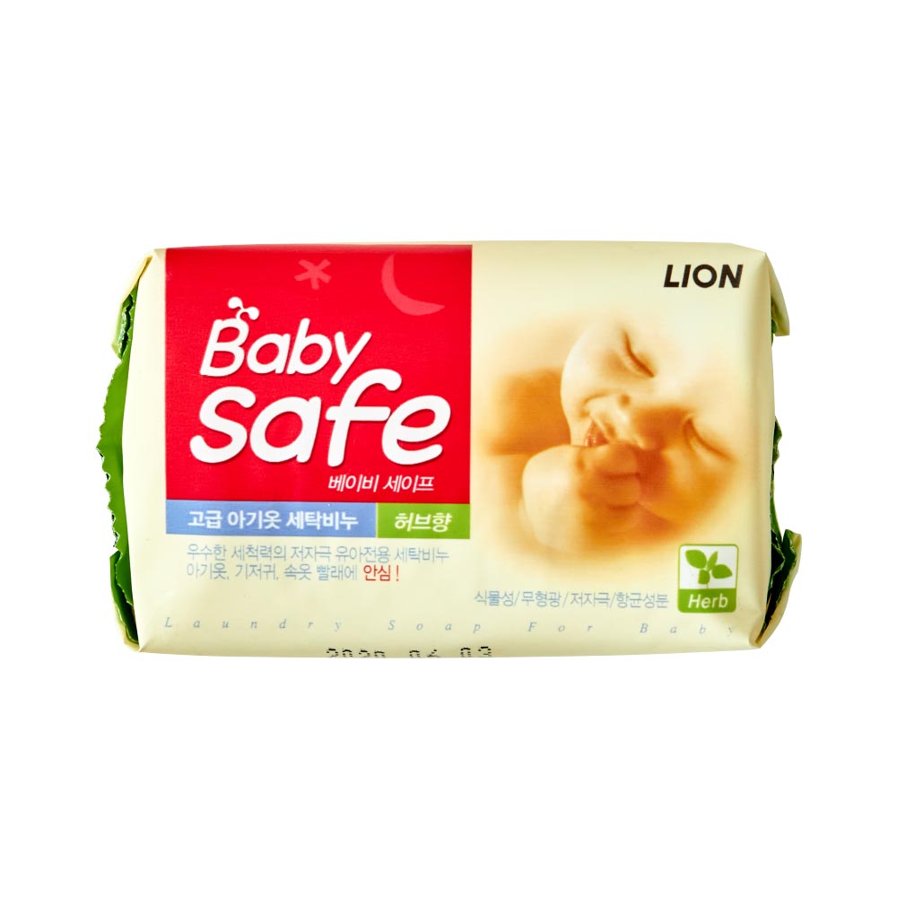 Детское мыло CJ LION Baby Safe для стирки детского белья с ароматом трав 190 г - фото 3