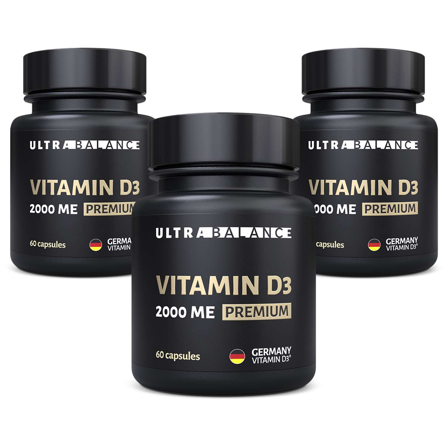 Витамин д3 2000 ме премиум UltraBalance премиальный витаминный комплекс холекальциферол БАД 180 капсул - фото 1