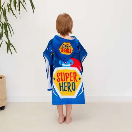 Полотенце-пончо Крошка Я Super Hero 60x120 см