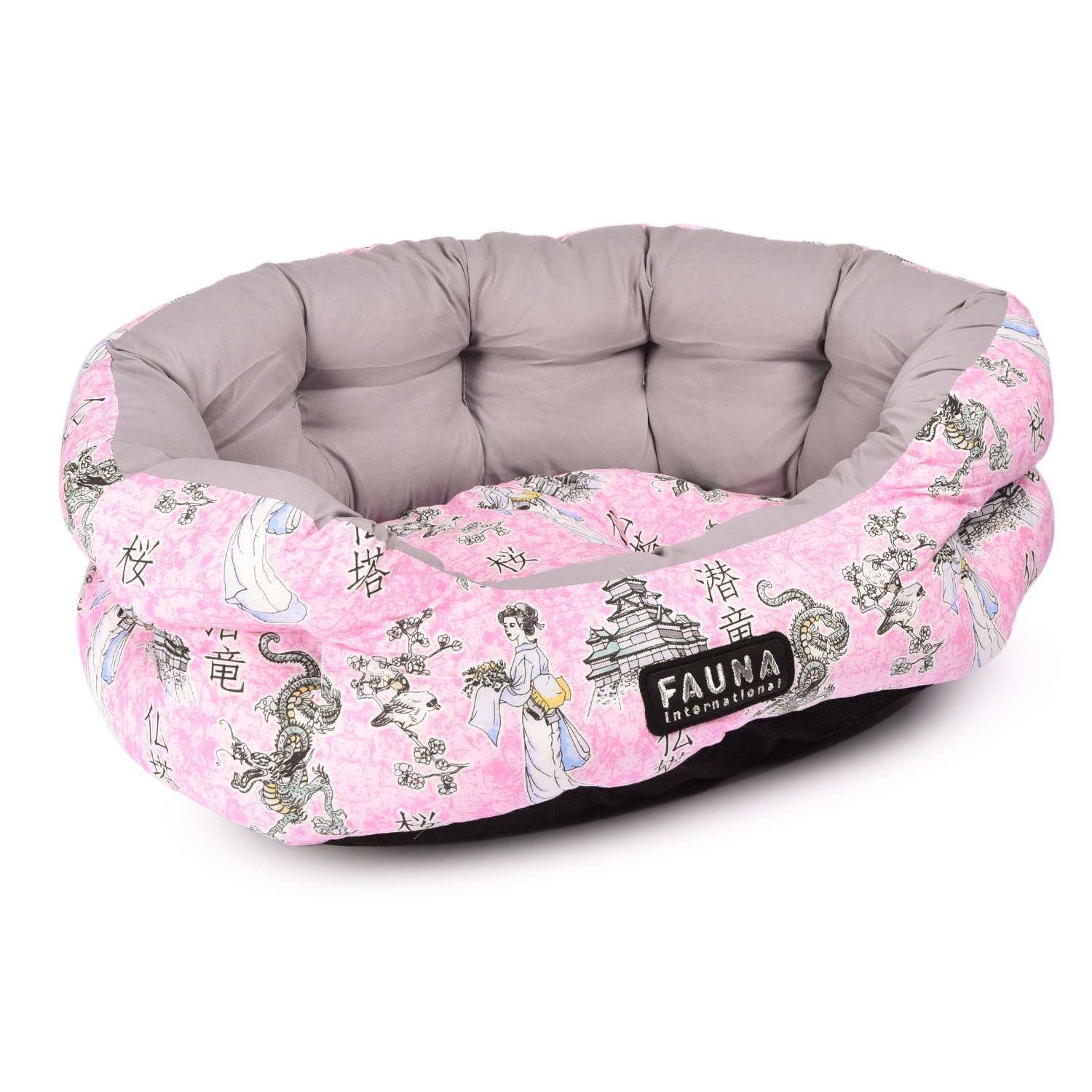 Лежак для животных FAUNA Tokyo Pink мягкий FIDB-8010 - фото 1