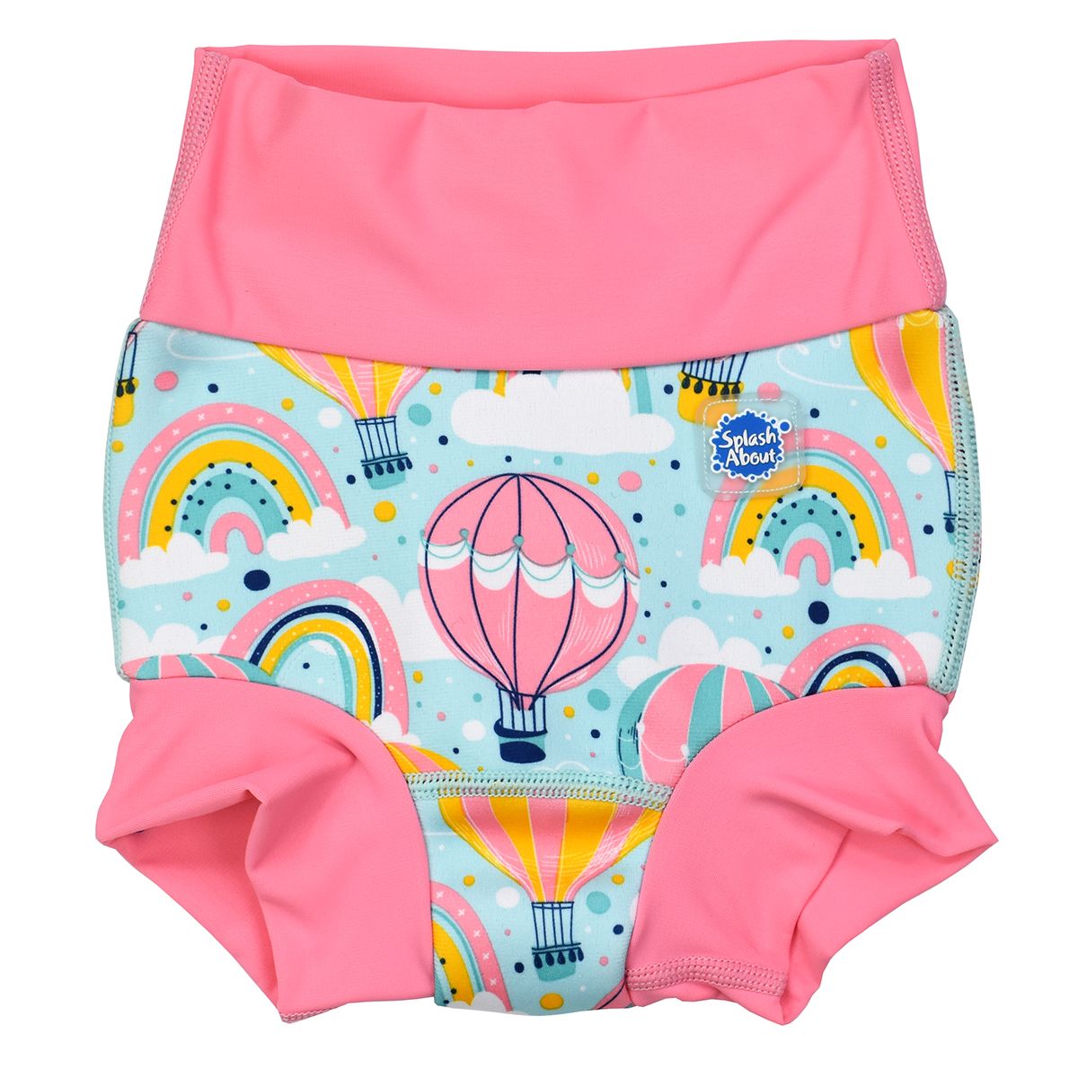 Подгузник для плавания Splash About Happy Nappy Розовые воздушные шары L - фото 1