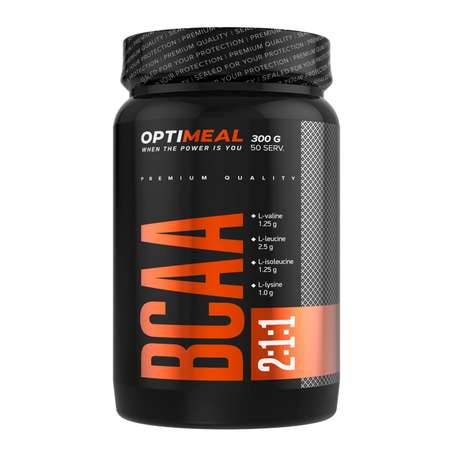 Бцаа optimeal 2 OptiMeal 1 без вкуса 300г