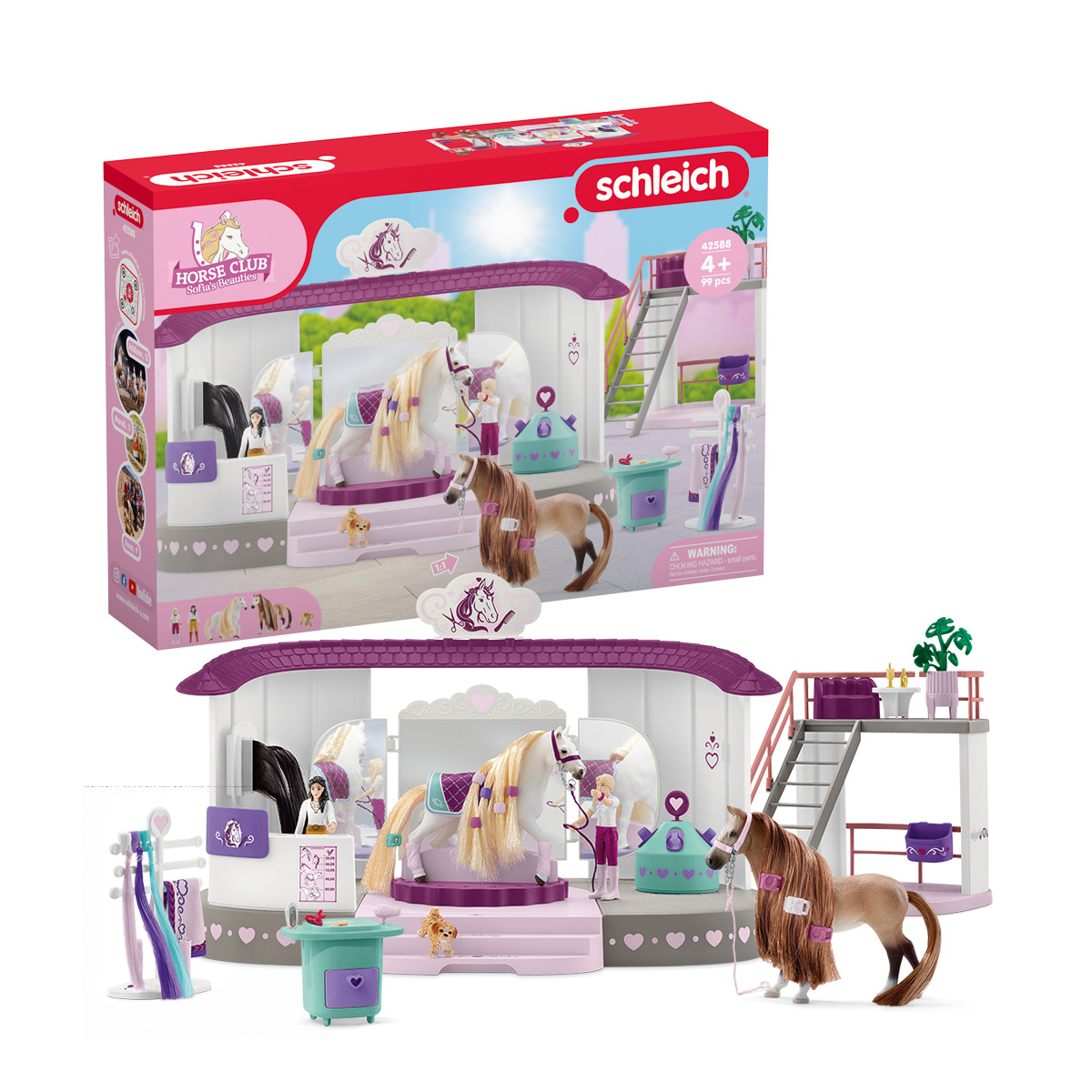 Игровой набор SCHLEICH для ухода за лошадьми во время турнира - фото 10