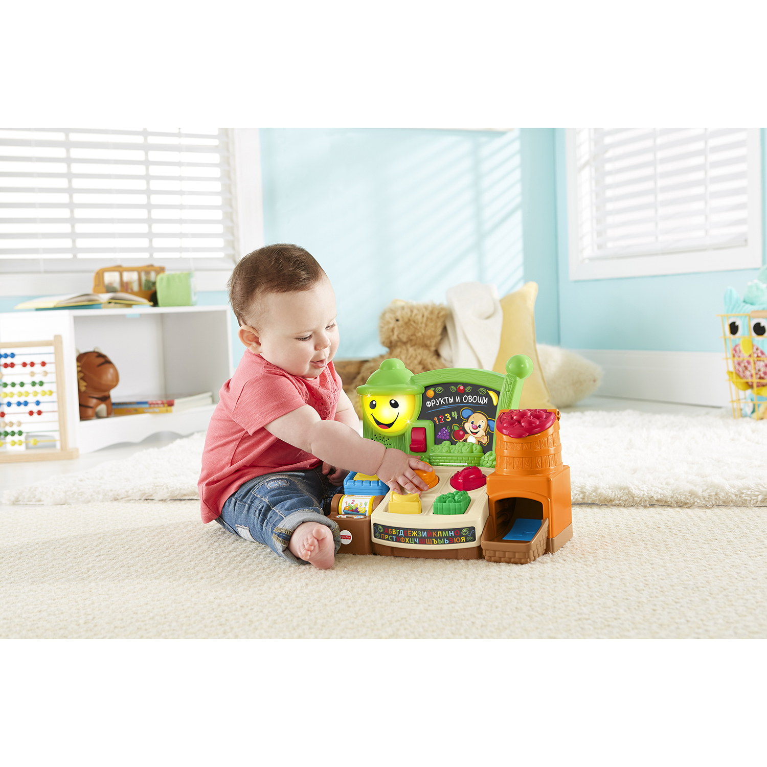 Развивающая игрушка Fisher Price Прилавок с фруктами и овощами - фото 5