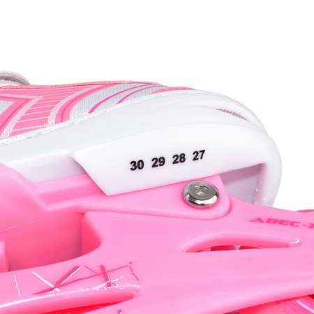 Раздвижные роликовые коньки Alpha Caprice X-Team pink размер XS 27-30