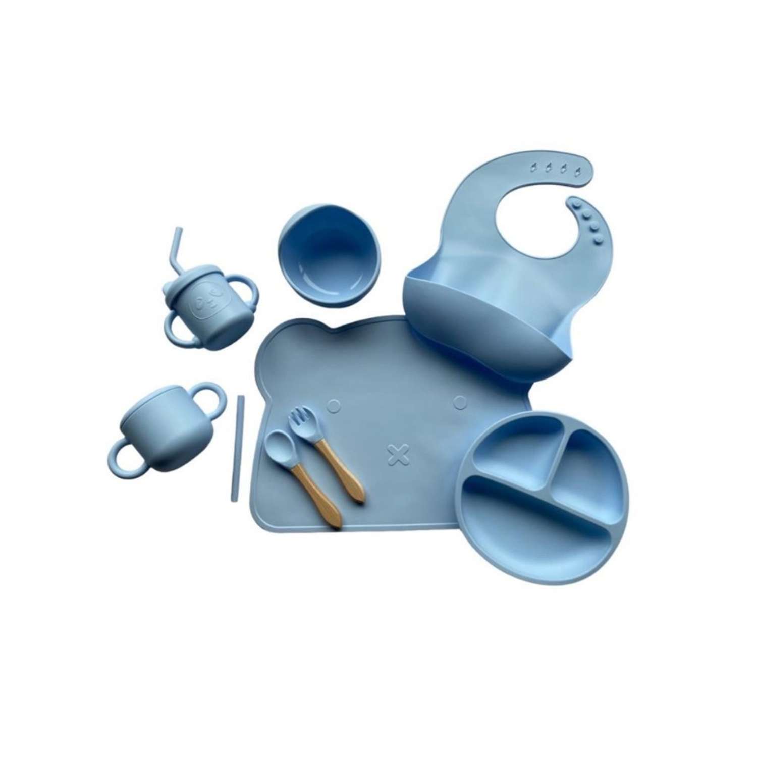 Набор посуды PlayKid голубой - фото 1