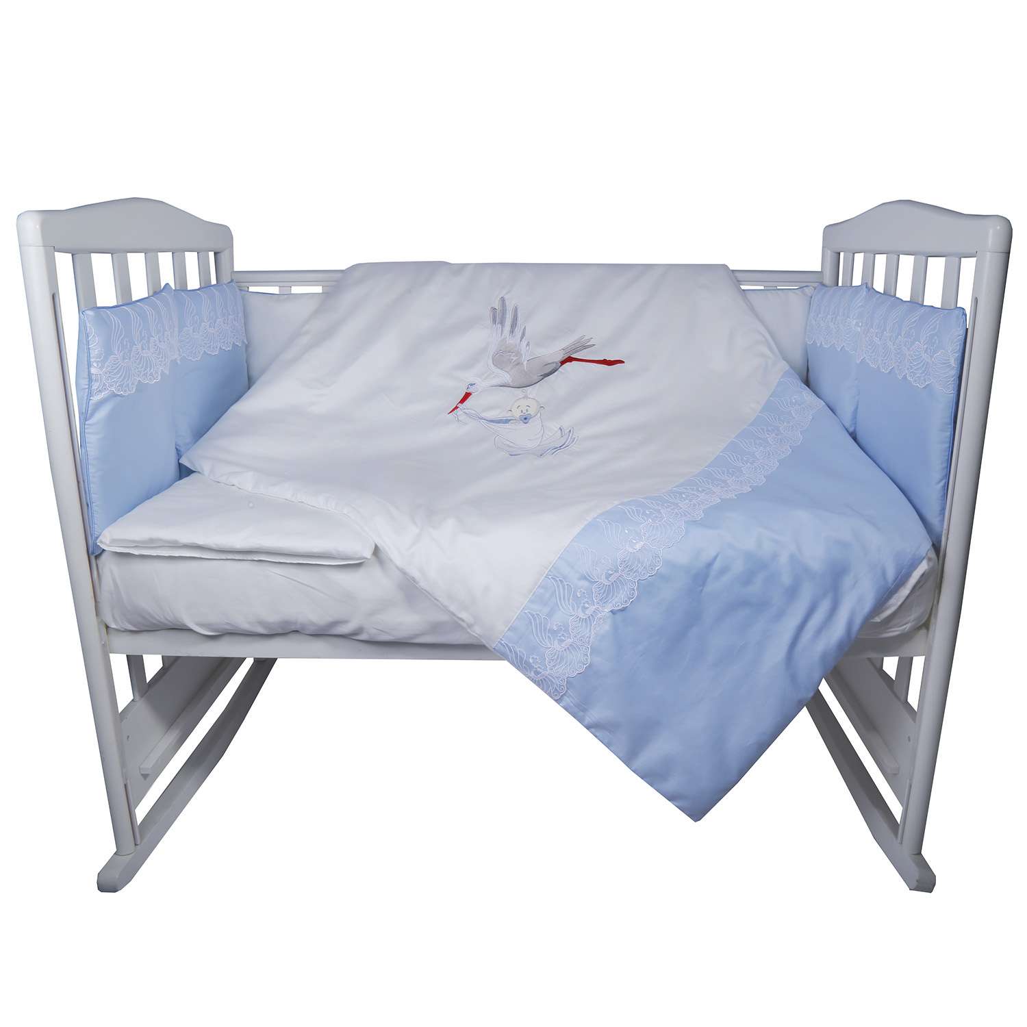 Комплект постельного белья Эдельвейс Аист 4предмета 10417 - фото 1