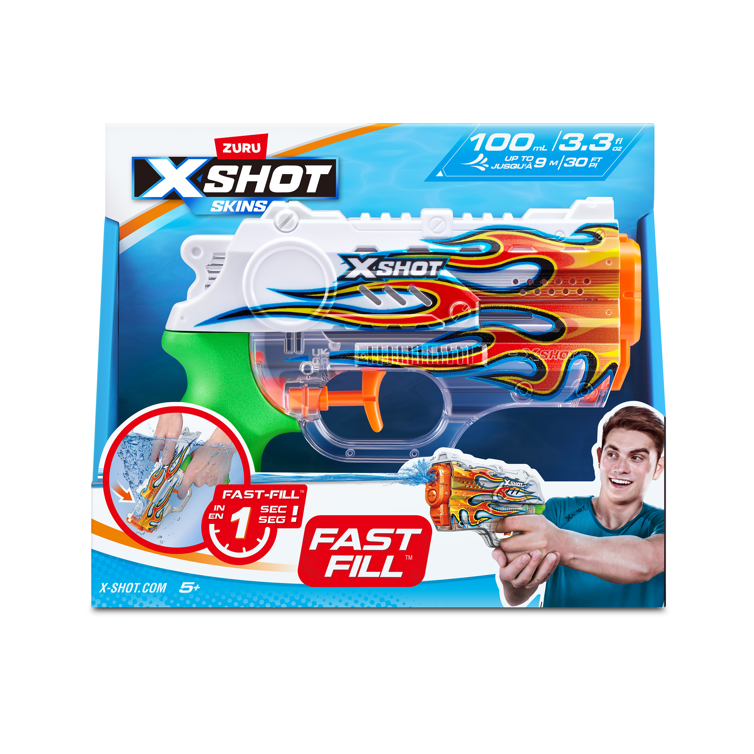 Бластер водный Zuru XSHOT  Skins Нано - фото 8