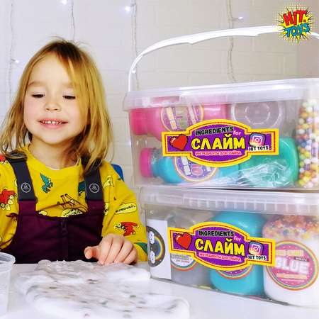 Набор для слайма MINI-TOYS клей 5 шт 300 мл+ боракс 300 мл+ подарок