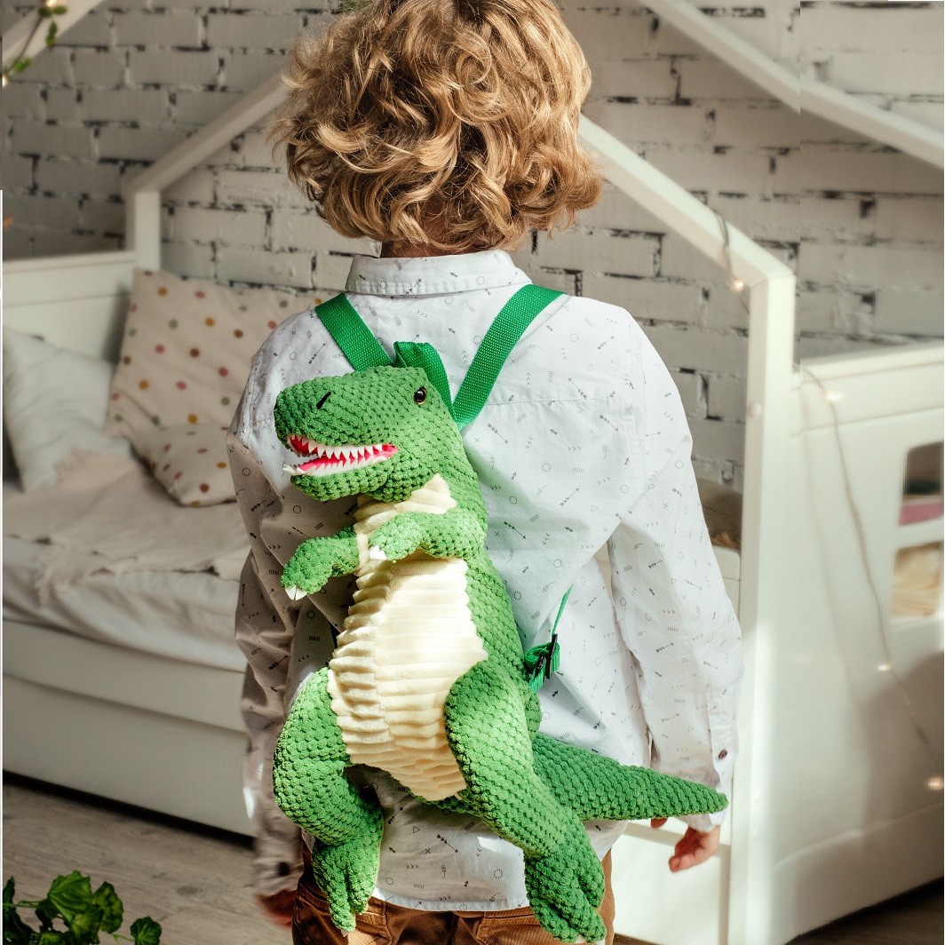 Игрушка-рюкзак ПЛЮШЛЕНД динозавр Тираннозавр Рекс 38см - фото 5