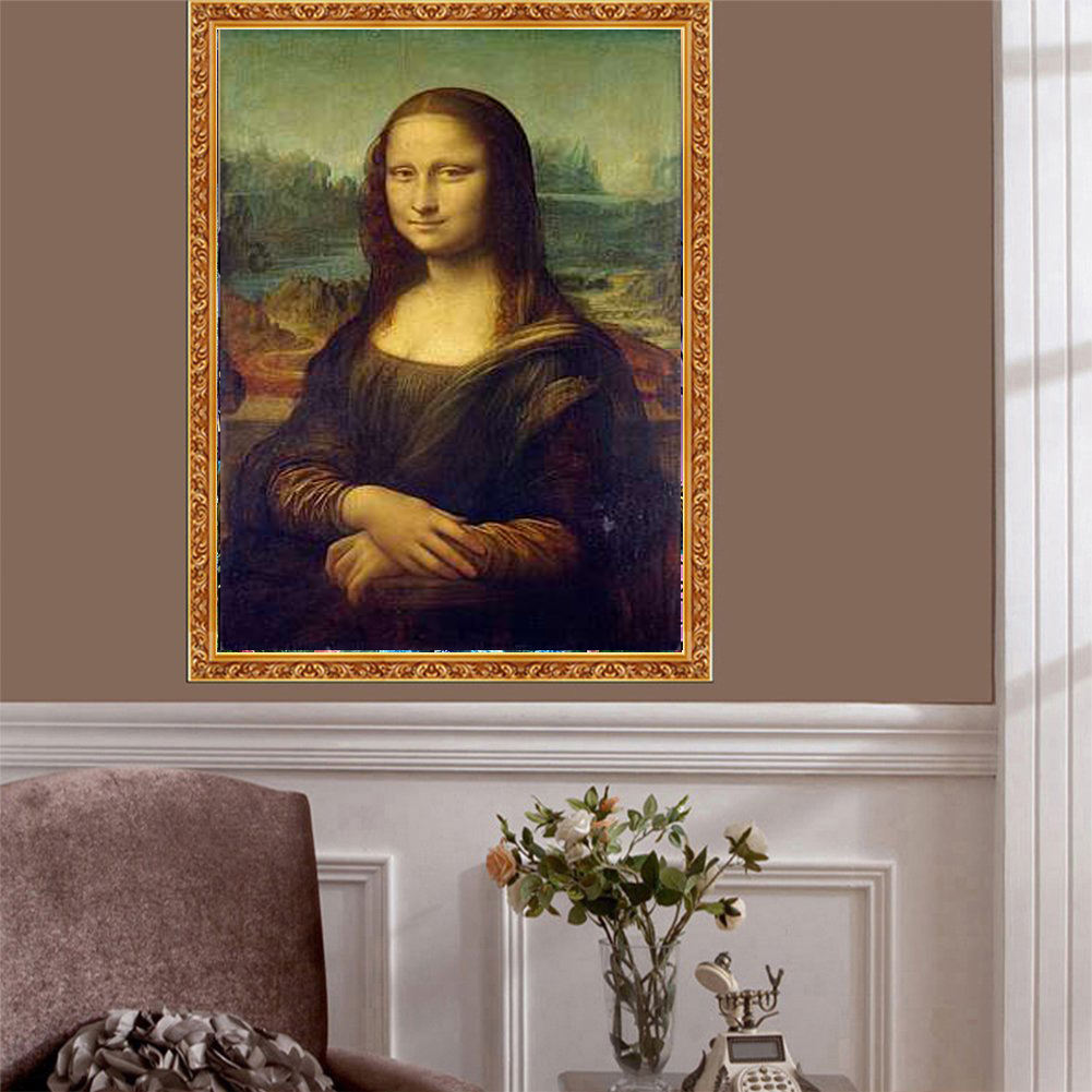 Алмазная мозаика ARTLAZIS Мона Лиза 30х40 - фото 4