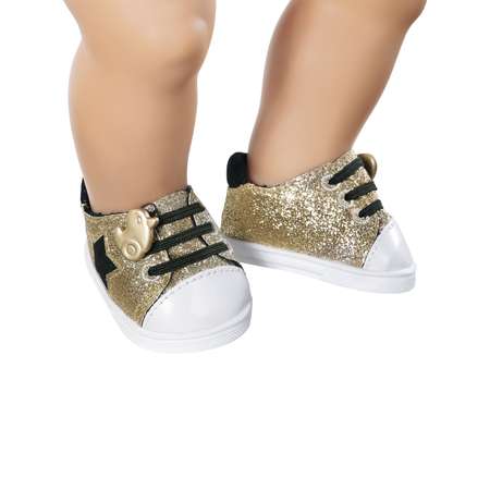 Обувь для кукол Zapf Creation Baby Born Сникеры Золотые 826-997G