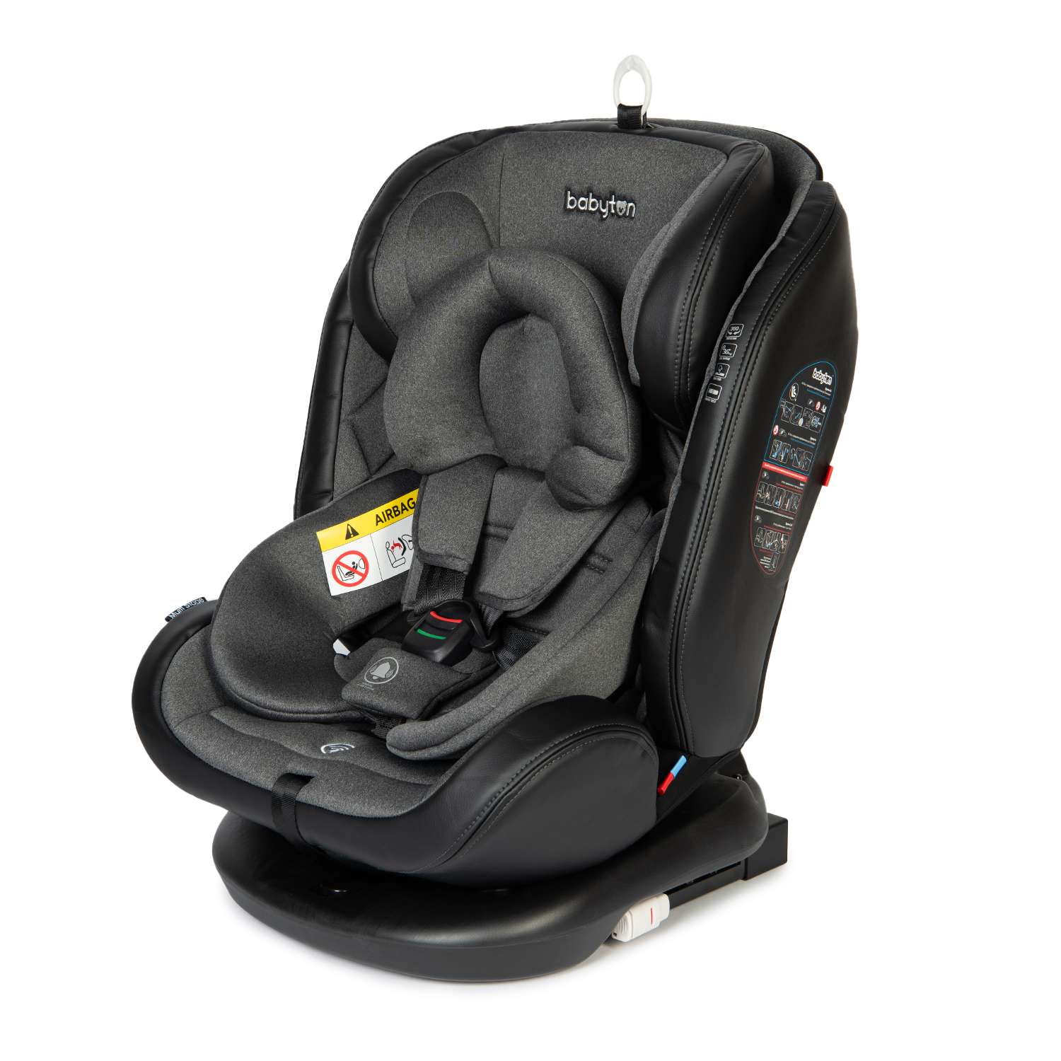 Автокресло Babyton Multi-Stage Black Isofix 0+/1/2/3 (0-36 кг) - фото 9