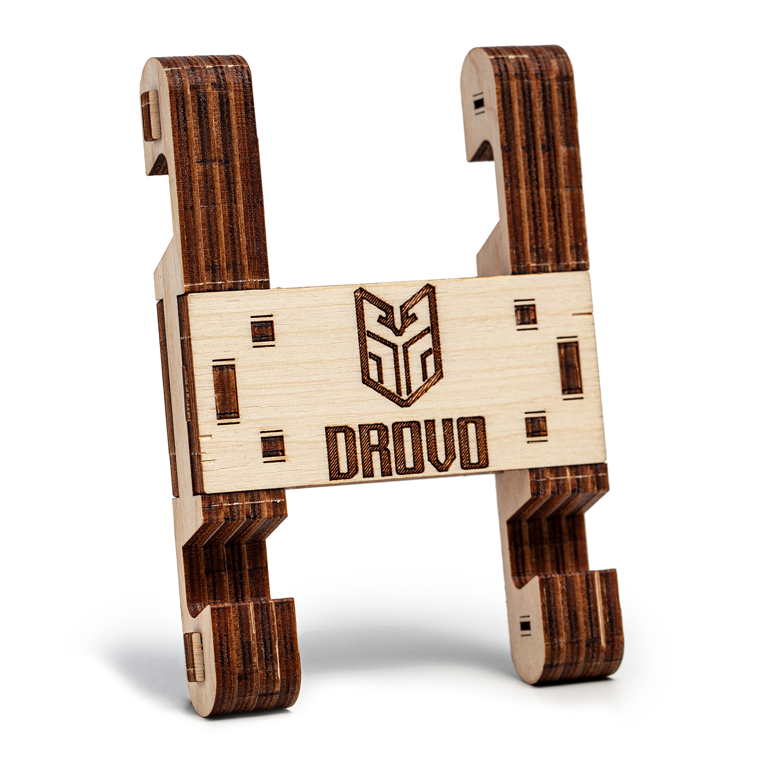 Деревянный конструктор DROVO 3D пазл Подставка под гаджет - фото 6