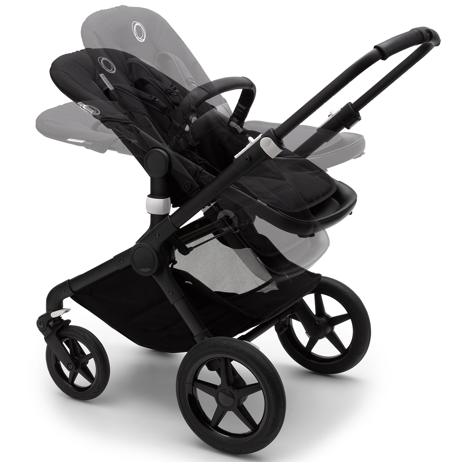 Коляска 2в1 Bugaboo Fox2 Complete Black Black-Fresh White - фото 21