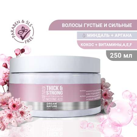 Маска для волос DREAM NATURE SPA CARE против выпадения густые и сильные