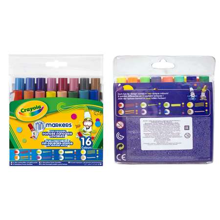 Мини-фломастеры Crayola 16 шт