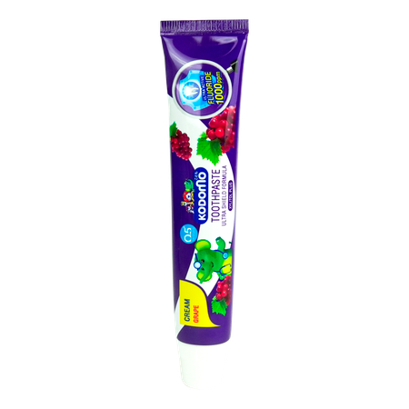 Зубная паста Lion Kodomo для детей с 6 месяцев с ароматом винограда 40 г