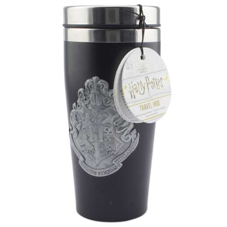 Термокружка PALADONE Harry Potter Hogwarts Travel Mug with Metal Badge 450мл PP6723HP