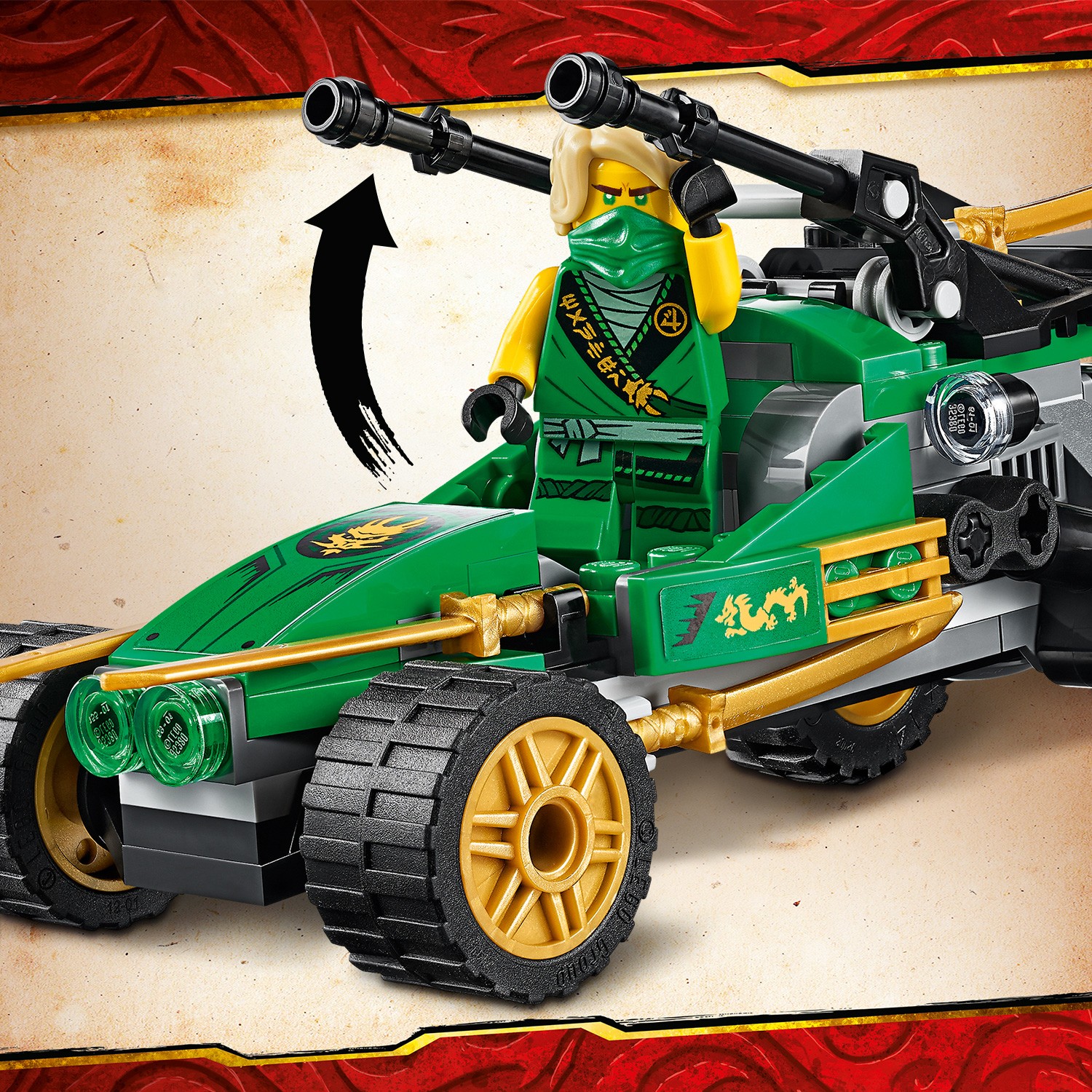 Конструктор LEGO Ninjago Тропический внедорожник 71700 - фото 10