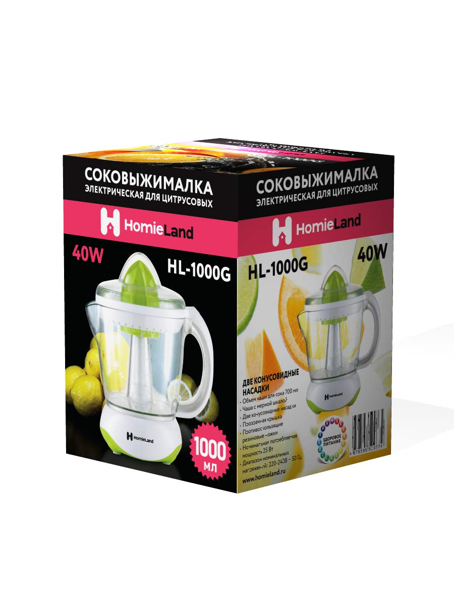 Соковыжималка HomieLand HL-1000G - фото 5