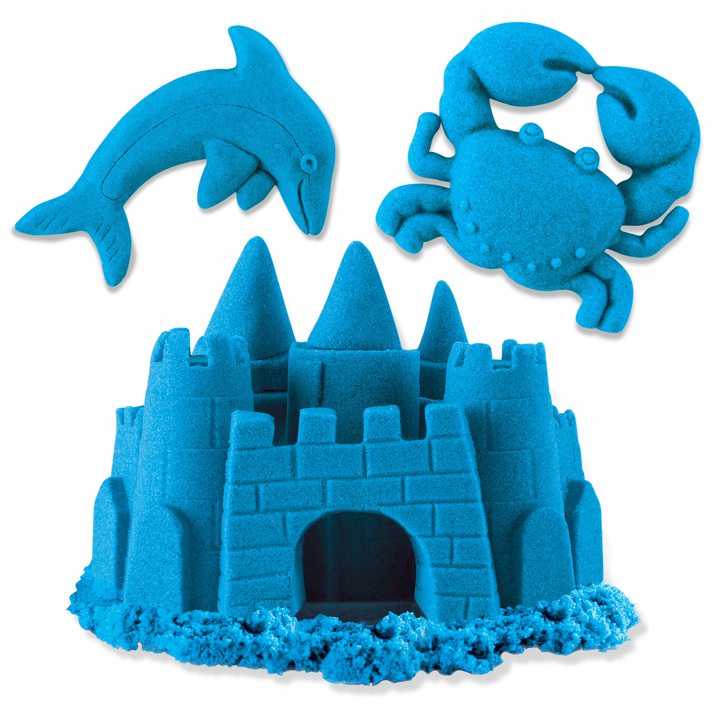 Песок кинетический Kinetic Sand 227г Blue 6033332/20080705 - фото 2