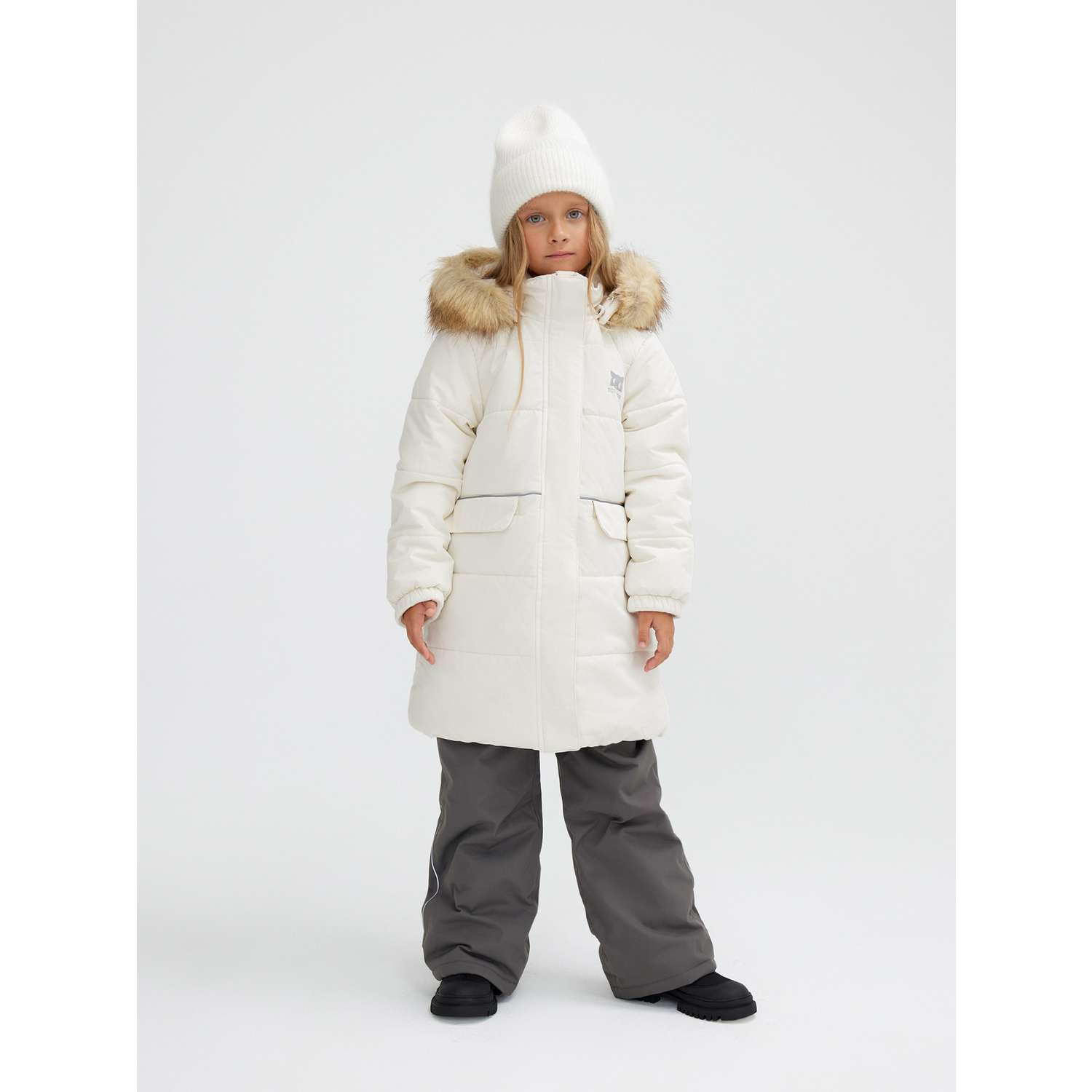 Пальто Totti Kids AW23TKG004/Пальто детское/Молочный - фото 1