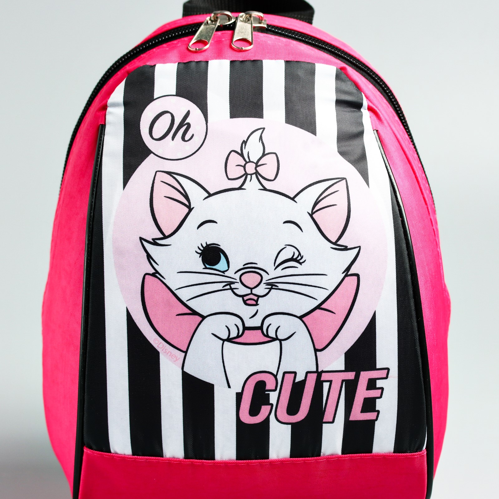 Рюкзак Disney Кошечка Мари на молнии розовый - фото 2