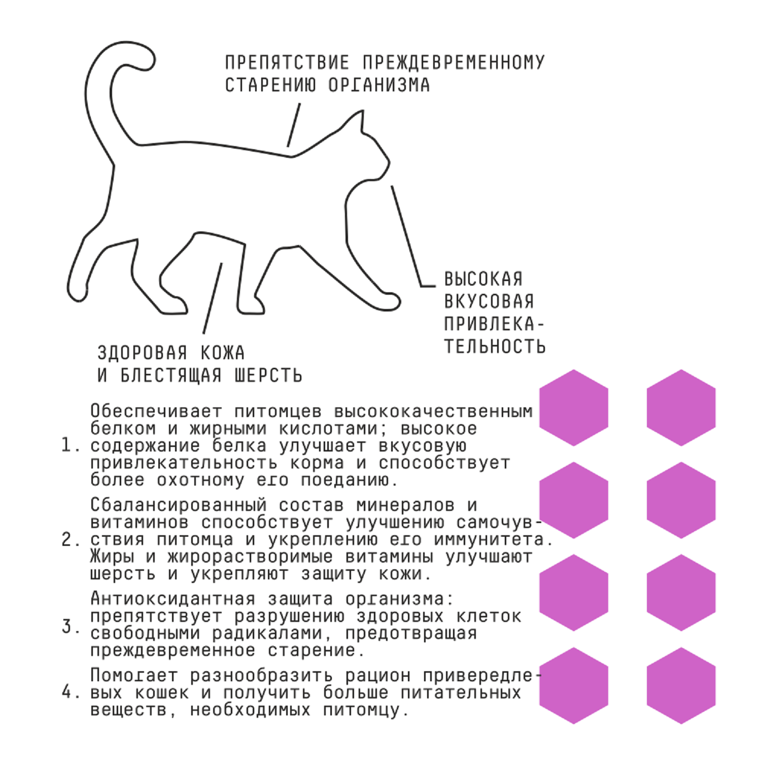 Корм для кошек и котят AJO 1.5кг привередливых с индейкой - фото 4