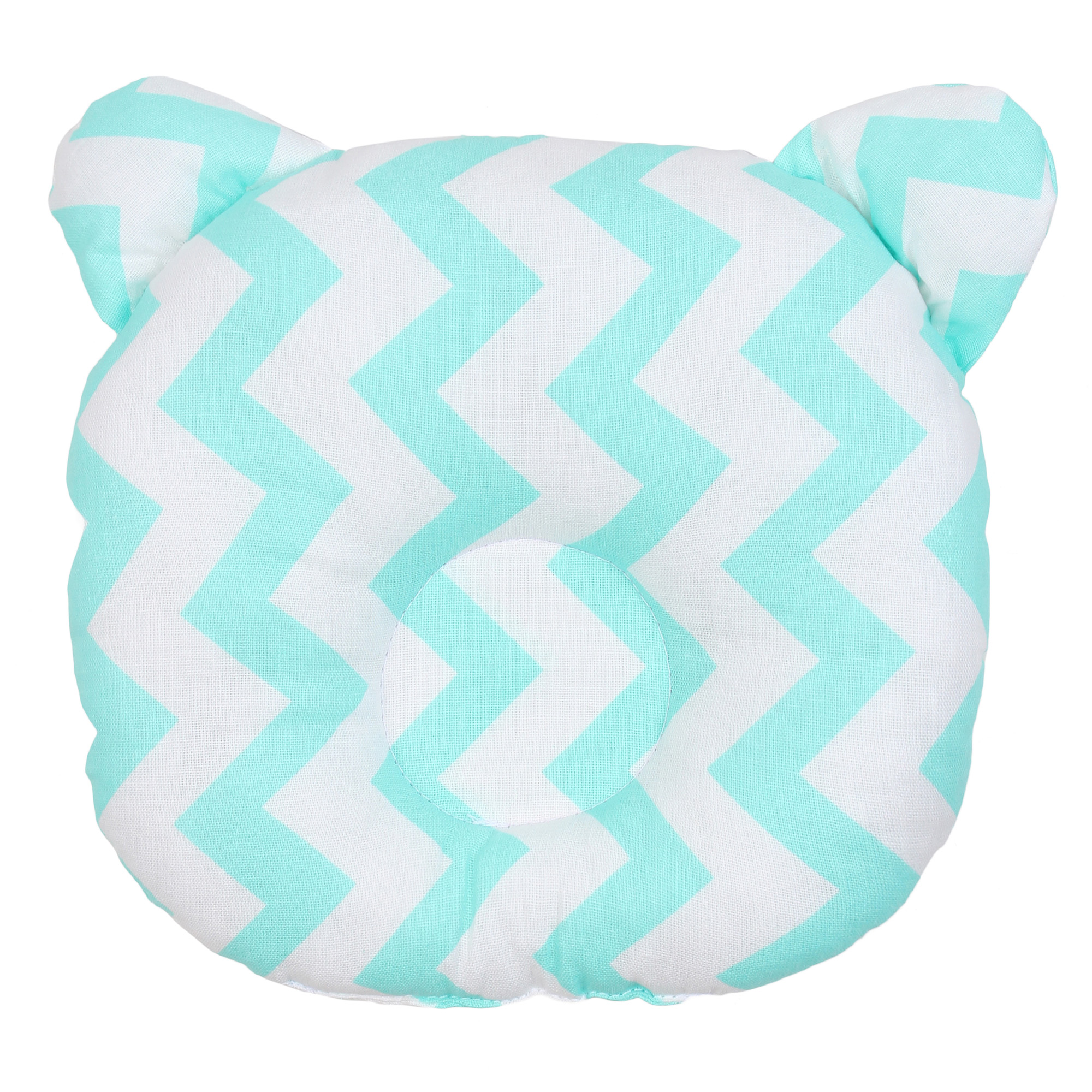 Подушка AmaroBaby анатомическая First Pillow Зигзаг мята - фото 1