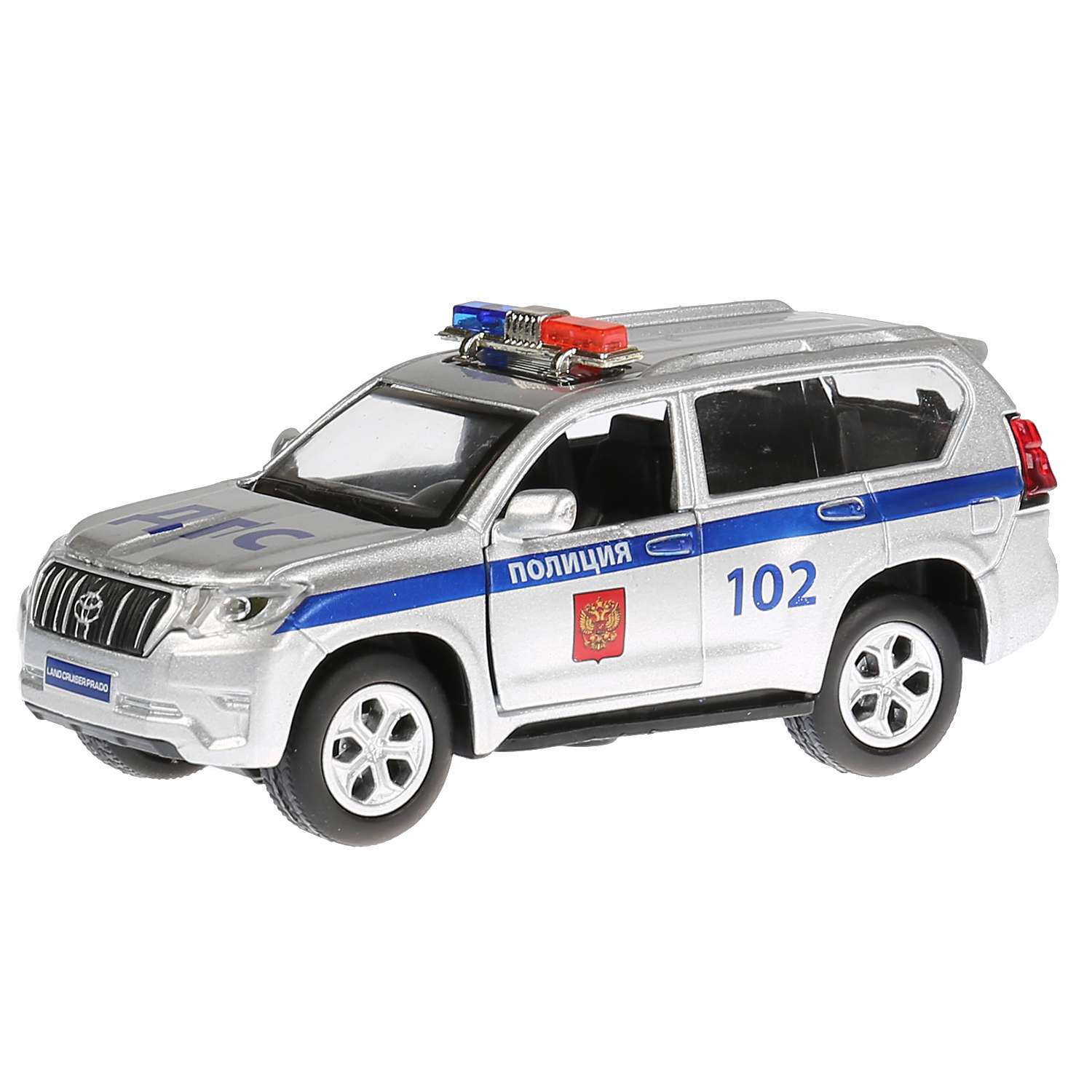 Машина Технопарк Toyota Prado Полиция 283499 283499 - фото 1