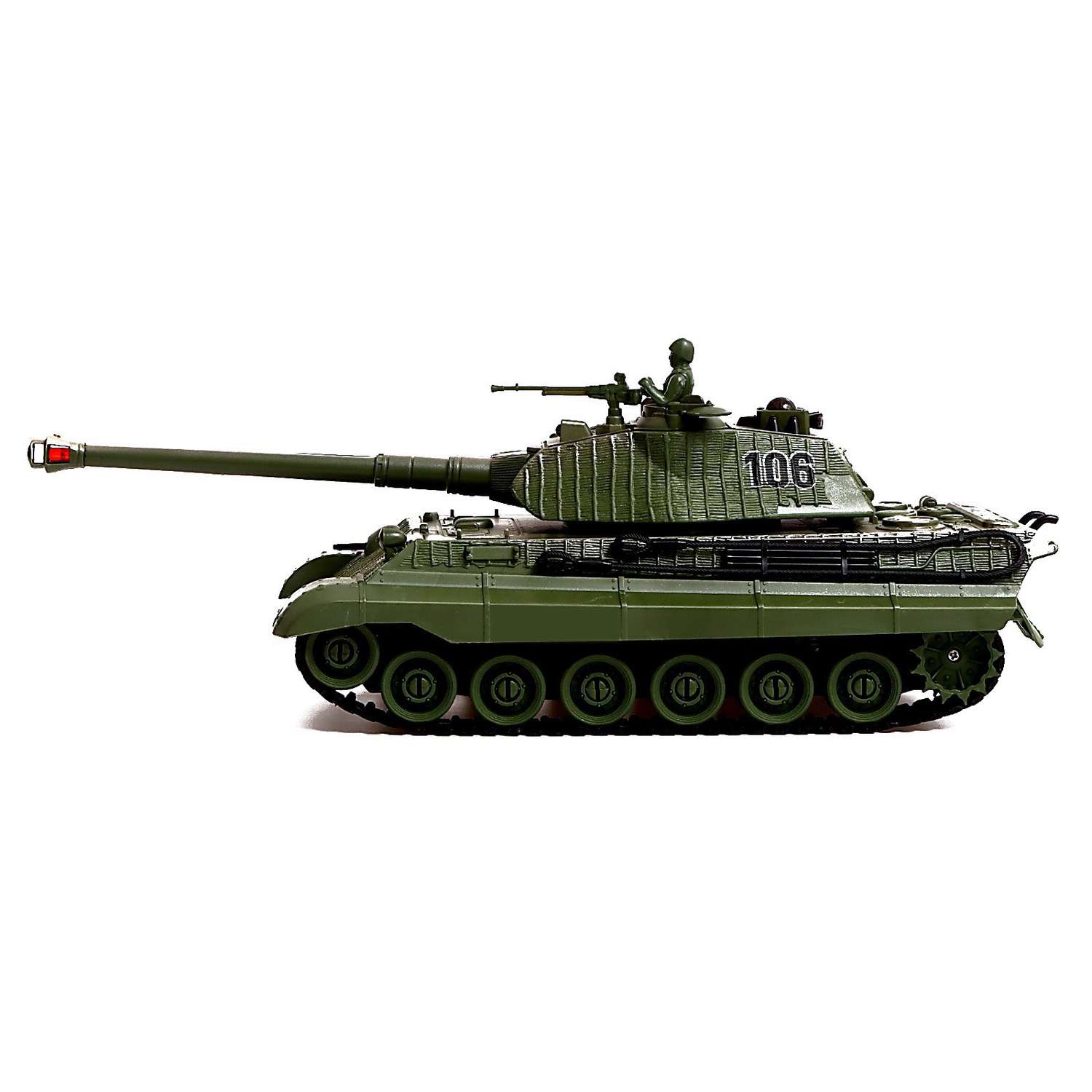 Танковый Автоград бой Т90 vs Tiger на радиоуправлении 2 танка свет и звук - фото 9