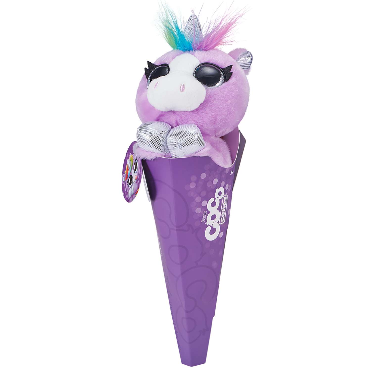 Мягкая игрушка ZURU Единорог фиолетовый с детенышем-сюрпризом - фото 1