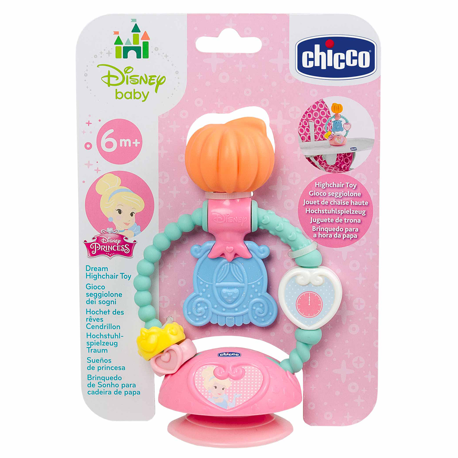 Игрушка для стульчика Chicco Золушка, с 6 месяцев - фото 2