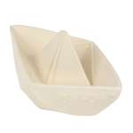 Прорезыватель грызунок OLI and CAROL Origami Boat White из натурального каучука