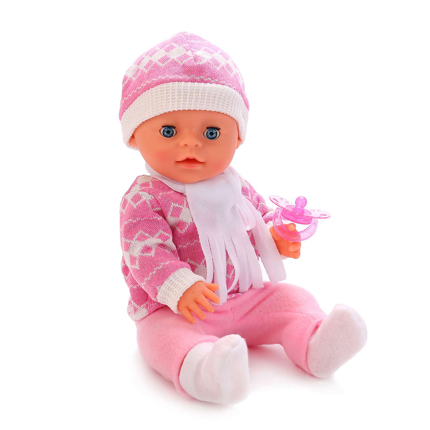 Кукла Карапуз интерактивный в розовой кофточке(Y40BB-DP-OTF-RU) 215458 - фото 2