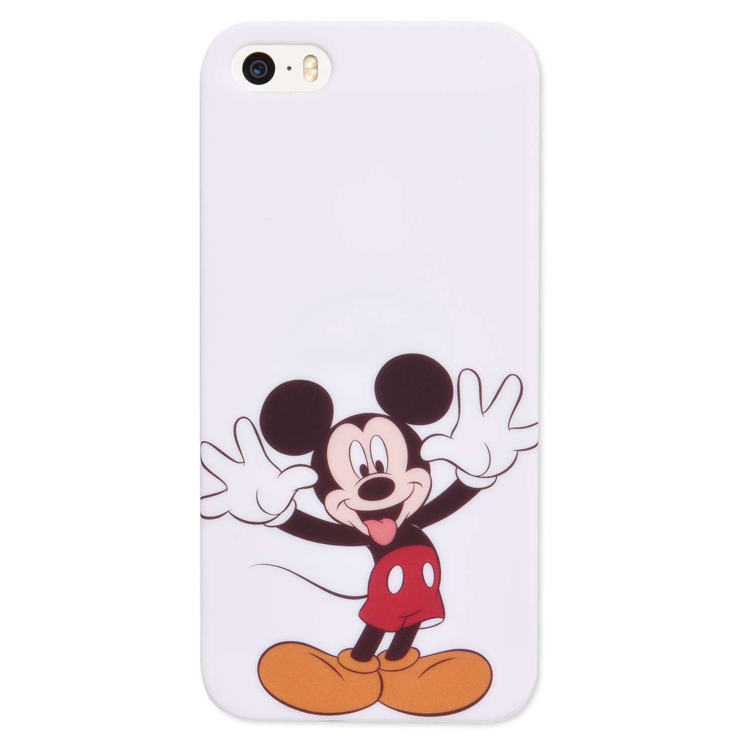 Крышка задняя для iPhone 5 Disney Микки Белый - фото 3